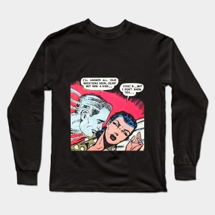 Comic art dream kiss Long Sleeve T-Shirt
